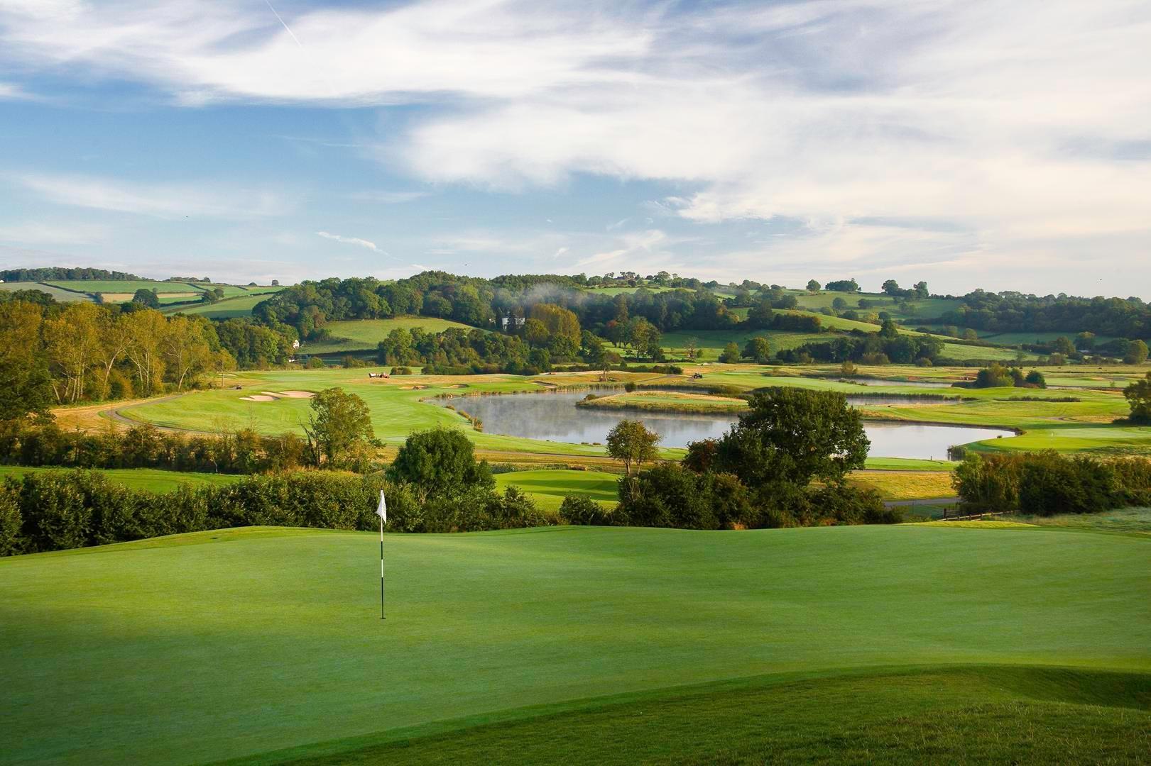 A smooth green at the Celtic Manor Resort