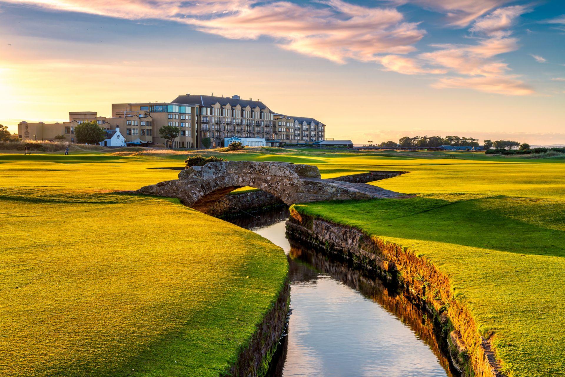 A well maintained fairway at St Andrews