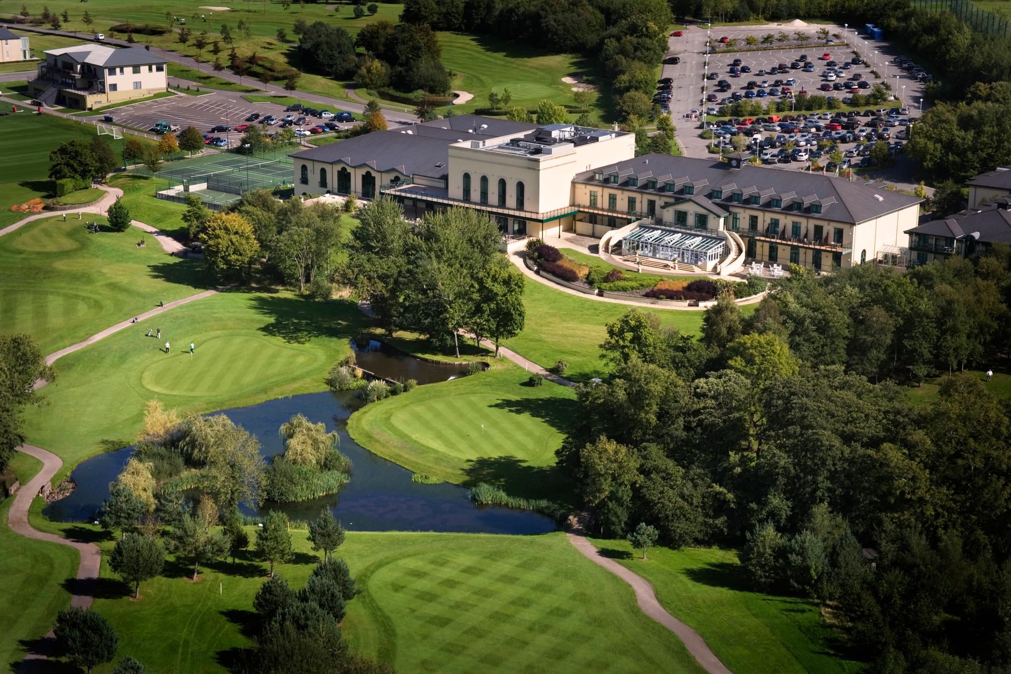 Overhead view of The Vale Resort