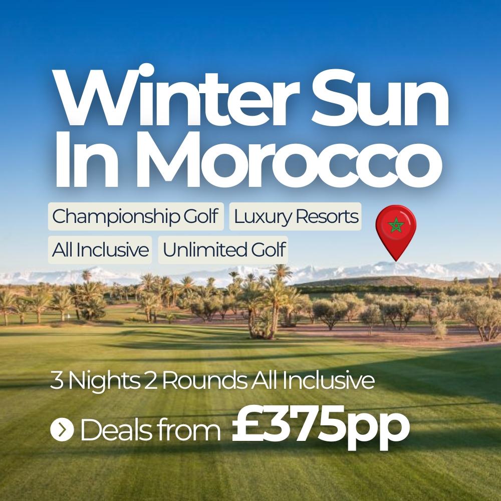 winter golf holidays in morocco £375pp