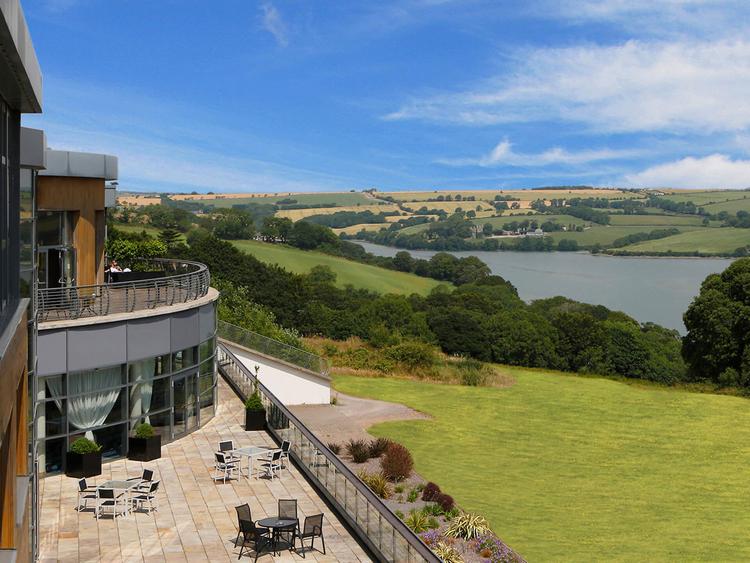 panoramic view of the landscape surrounding the Kinsale Hotel & Spa