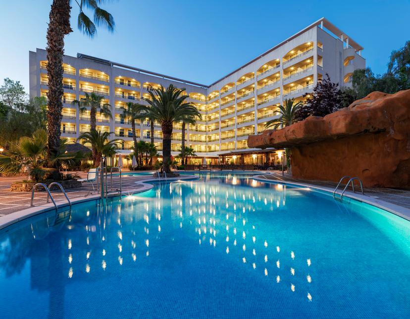 The H10 Salou Princess overlooking the outdoor swimming pool