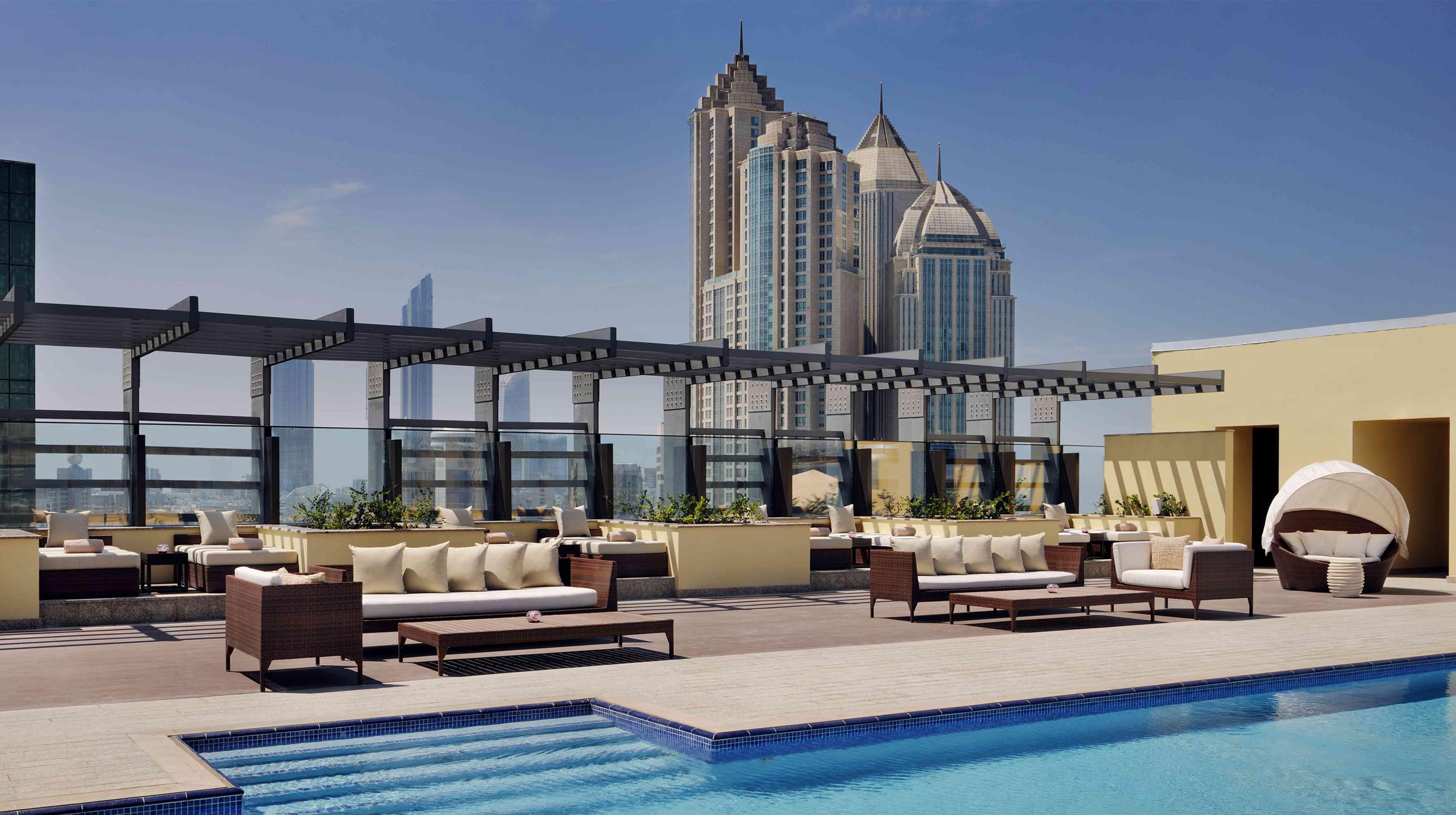 Rooftop pool at Southern Sun - Abu Dhabi