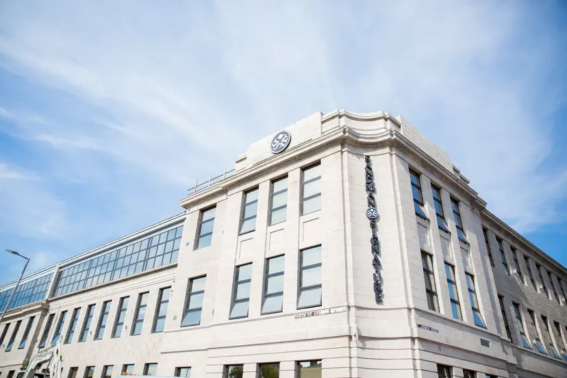 Panoramic view of The Sandman building