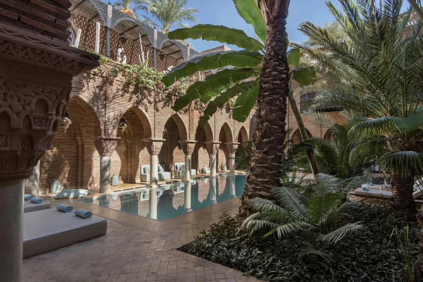 Outdoor swimming pool at La Sultana Marrakech
