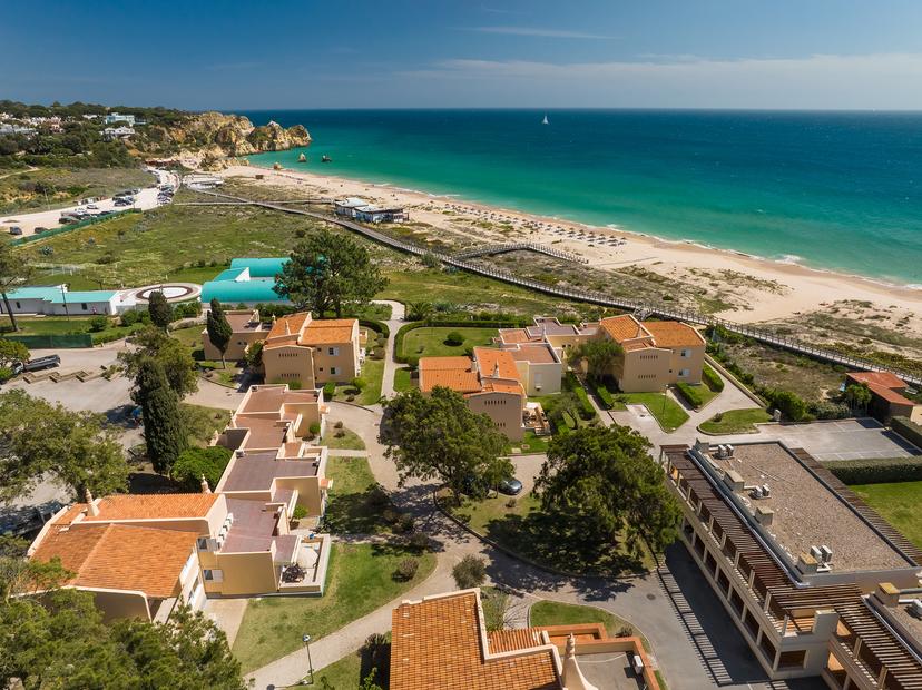 Overhead view of the villas at Pestana Alvor Beach Villas